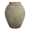 Antique Green Terracotta Rope Pot (31.5cm)
