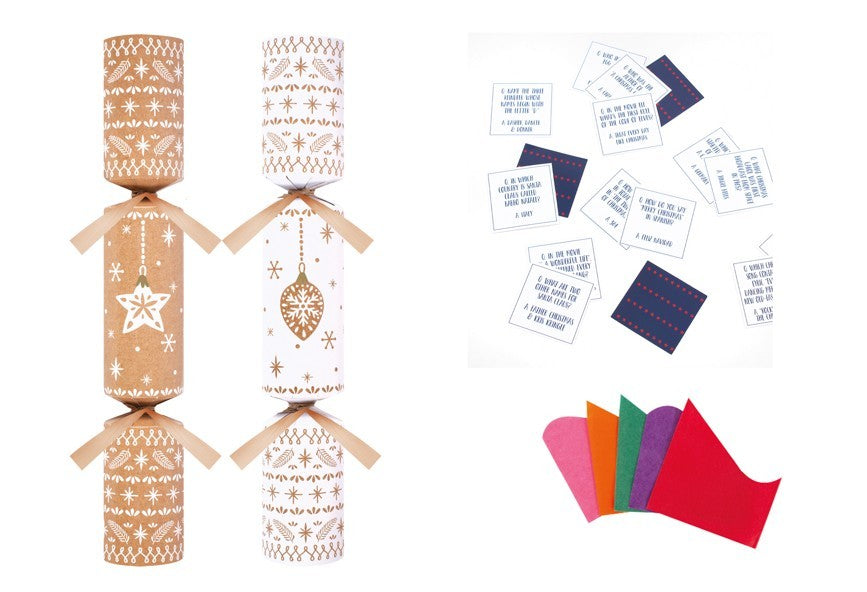 50 Festive Decorative Eco Crackers (11 Inch)