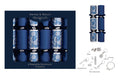 6 Premium Blue Paisley Crackers (13.5 Inch)
