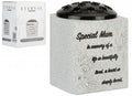 Memorial Grey Grave Flower Pot - Special Mum