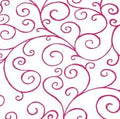 Cerise Scroll  Film (80cm)
