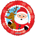 Santa &amp; Reindeer Balloon