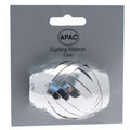 Metallic Silver Ribbon Cop on Header