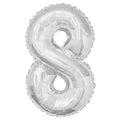 Silver Foil Balloon - Age 8