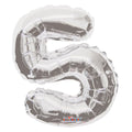 Silver Number 5 Balloon (14 inch)