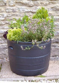 Stewart Smithy 50cm Patio Tub Black