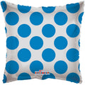 Blue Polka Dot Clear View Balloon