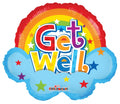 18" Get Well Rainbow Get Well Shape