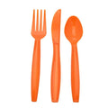Orange Assorted Cutlery 18 Piece