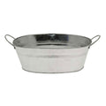 Galvanised Oval Bowl with Ears (9 x 26/20)