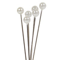 White 5cm Pearl Headed Pins