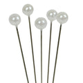 White 7cm Pearl Headed Pins
