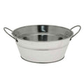 Galvanised Round Bowl with Ears (8 x 19)