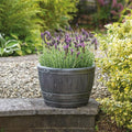 Stewart 40cm Blenheim Half Barrel - Pewter
