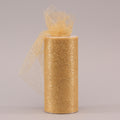 Gold Glitter Tulle 15cm x 23m