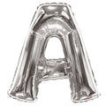 34" Silver Letter A Balloon
