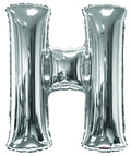 34"  Letter Balloon - H - Silver
