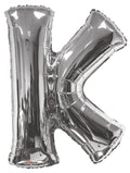 34"  Letter Balloon - K - Silver