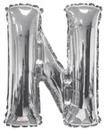 34"  Letter Balloon - N - Silver