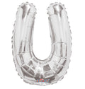 34"  Letter Balloon - U - Silver