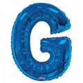 34"  Letter Balloon -  G - Blue