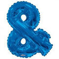 34"  Letter Balloon -  &amp; - Blue
