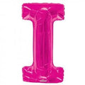 34"  Letter Balloon -  I - Pink