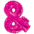 34"  Letter Balloon - &amp; - Pink