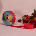 Bright Red Grosgrain Ribbon (25mm x 20m)