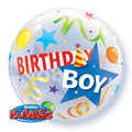 22inch Birthday Boy Bubble Balloon