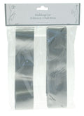 Silver Wedding Car Ribbon &amp; 3xBows